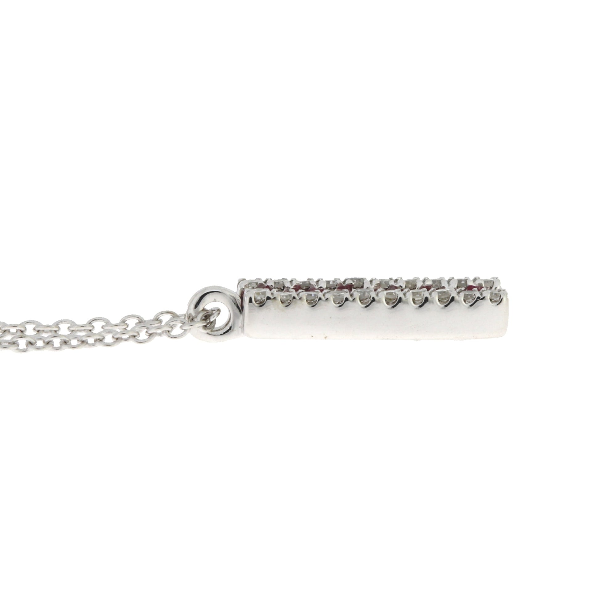 .30ct Ruby Diamond Fashion Pendants 14KT White Gold Bids.com
