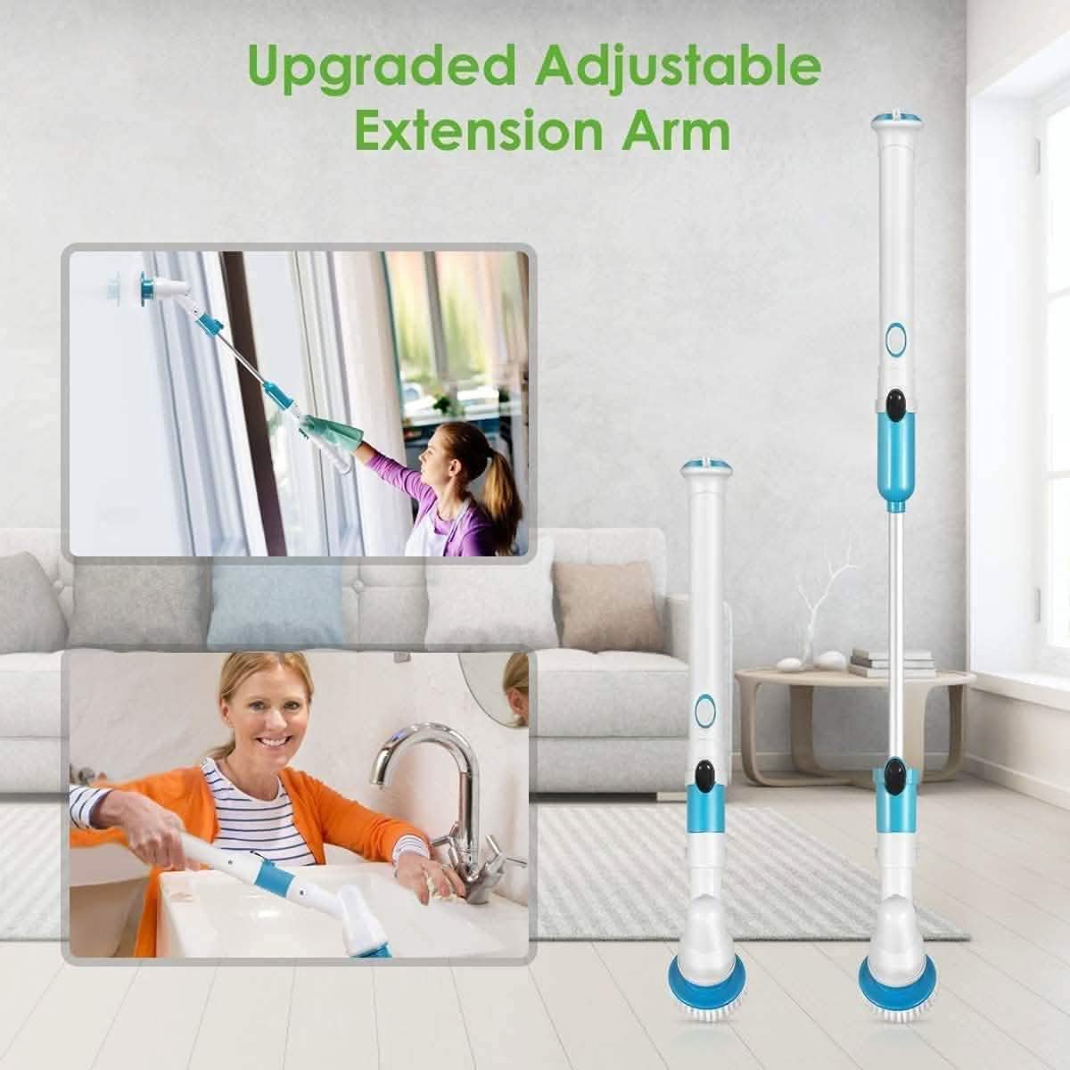 Electric Spin Scrubber Cordless Scrubber Brush with Long Handle DailySale