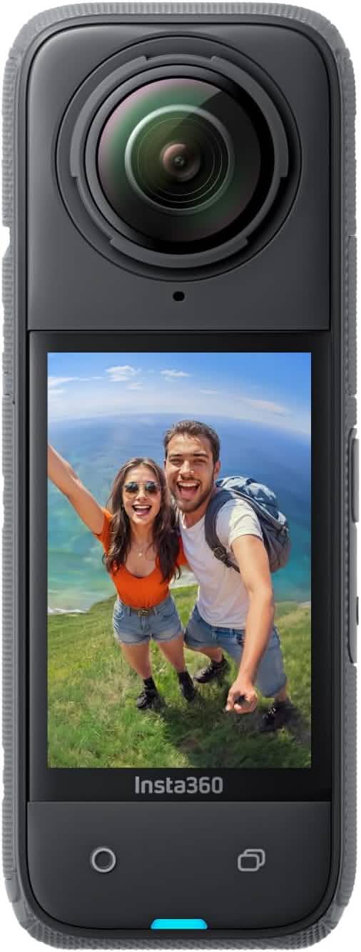 Insta360 X4 - Standard Bundle with Invisible Selfie Stick, 8K Waterproof 360 Action Camera, 4K Wide-Angle Video, Soft Pouch - Open Box DailySale