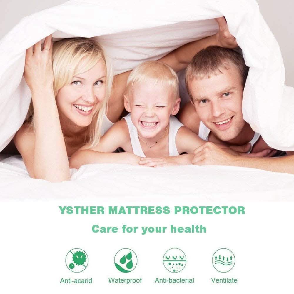 BeautySleep Terry Waterproof Mattress Protector Premium Hypoallergenic Cover DailySale