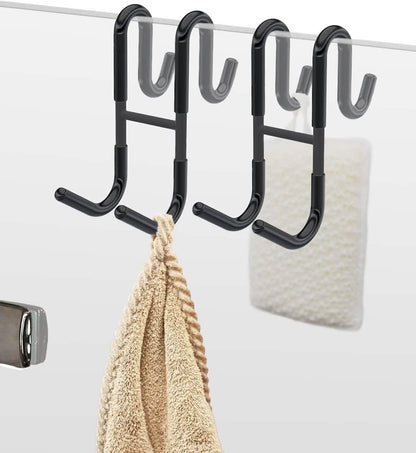 Rust-Resistant Door Mount Shower Hook – Strong Multifunctional Hanging Hook DailySale
