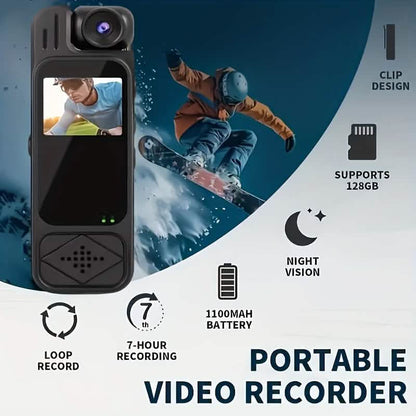 Premium Portable Body Camera Recorder – HD, SD Card Compatible DailySale