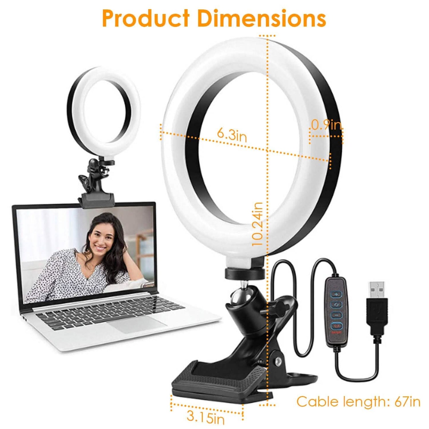 6.3-Inch LED Ring Light DailySale