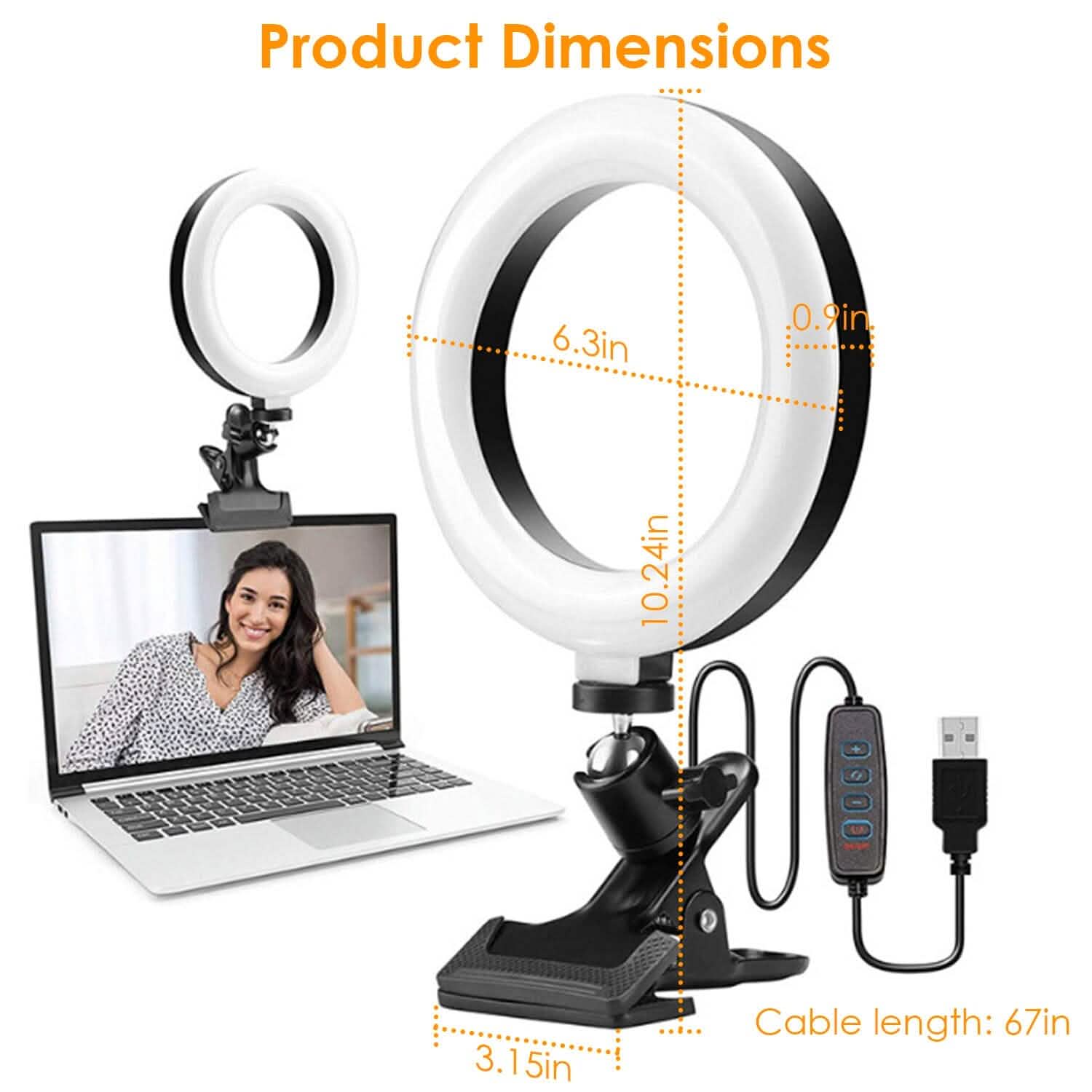 6.3-Inch LED Ring Light DailySale