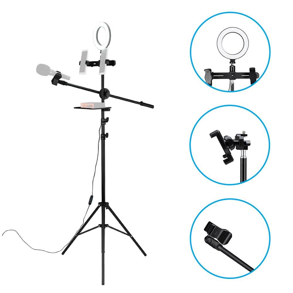 6.3" Multi-function Selfie Ring Light with Tripod Stand DailySale