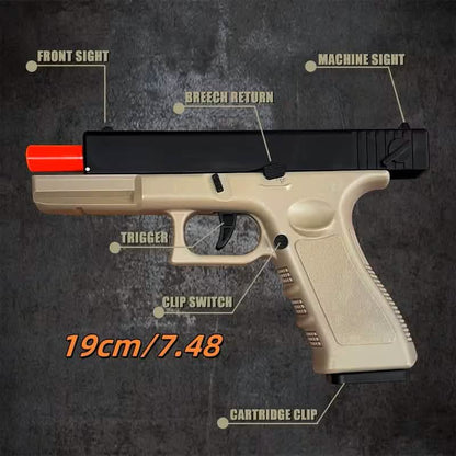 Semi-Automatic Foam Bullet Toy Pistol for Kids (8+) DailySale
