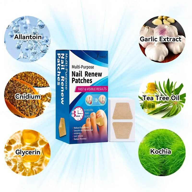64-Pieces: Extra Strength Toenail Treatment Nail Repair Patches DailySale
