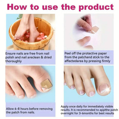 64-Pieces: Extra Strength Toenail Treatment Nail Repair Patches DailySale