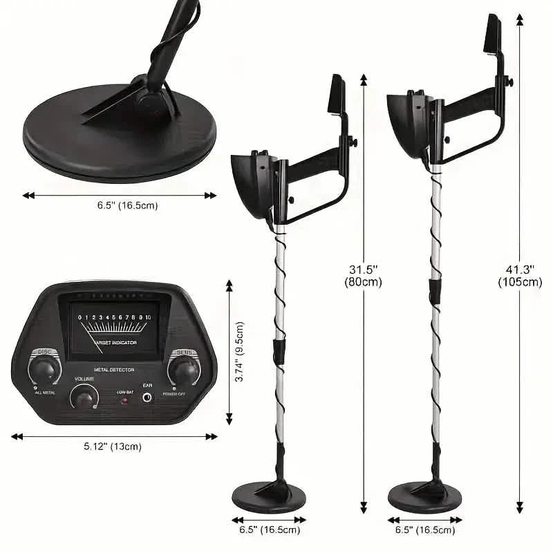 Handheld Metal Detector – High-Sensitivity Treasure Finder for Beach & Outdoors DailySale