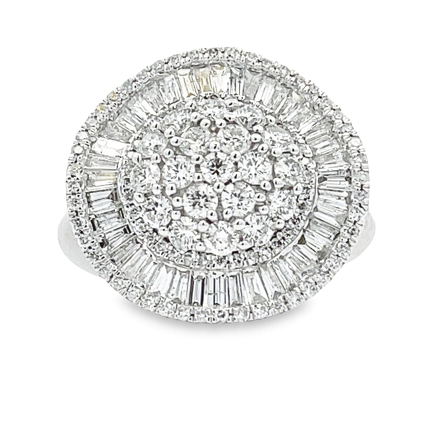 Genuine 2.00ct Diamond Ring 14KT White Gold Bids.com