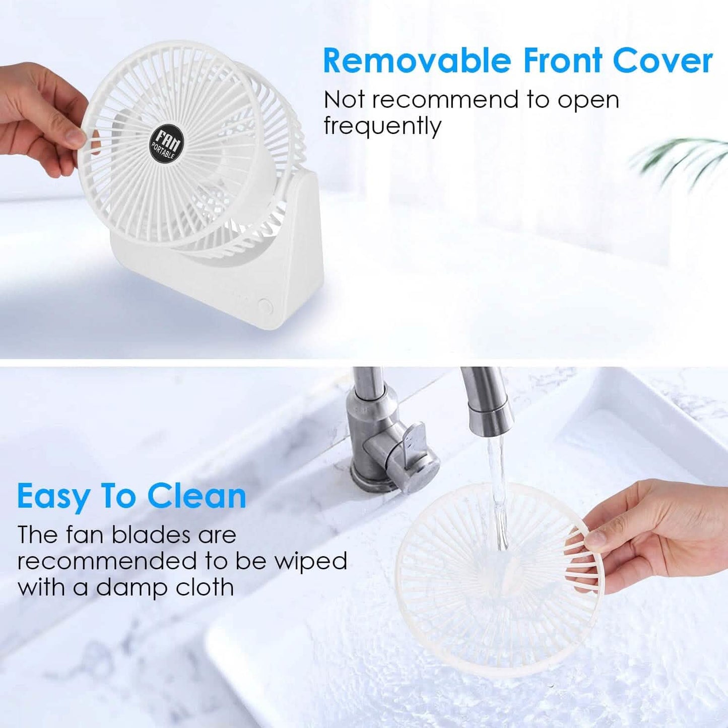 6.5" Desk Fan USB Powered 3 Speeds DailySale