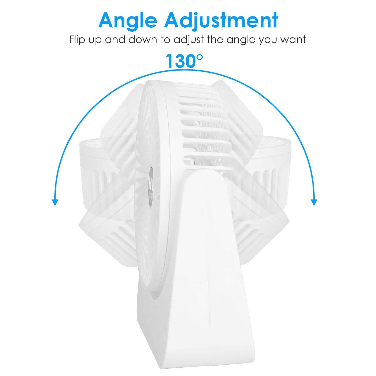 6.5" Desk Fan USB Powered 3 Speeds DailySale