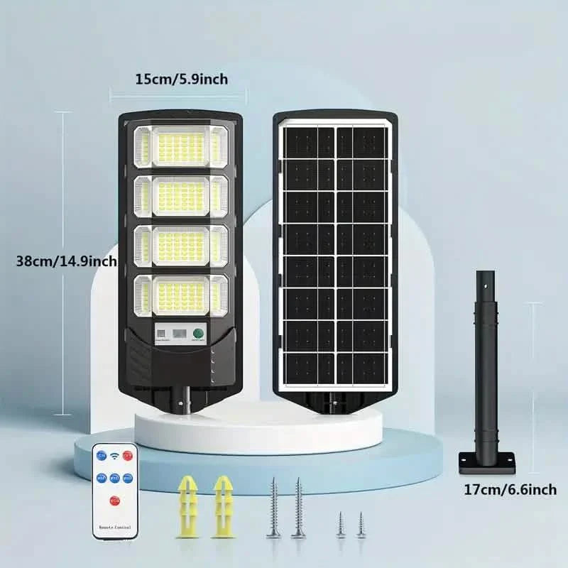 Bright Solar Street Light with Wide Angle Motion Sensor and Remote Control DailySale
