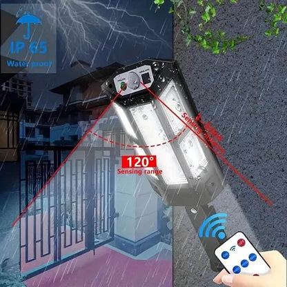 6500K Bright LED Solar Wall Light 3 Lighting Mode Light DailySale