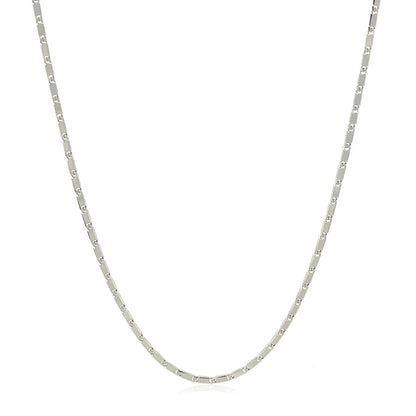 14k White Gold Lumina Pendant Chain 1.0mm Bids.com