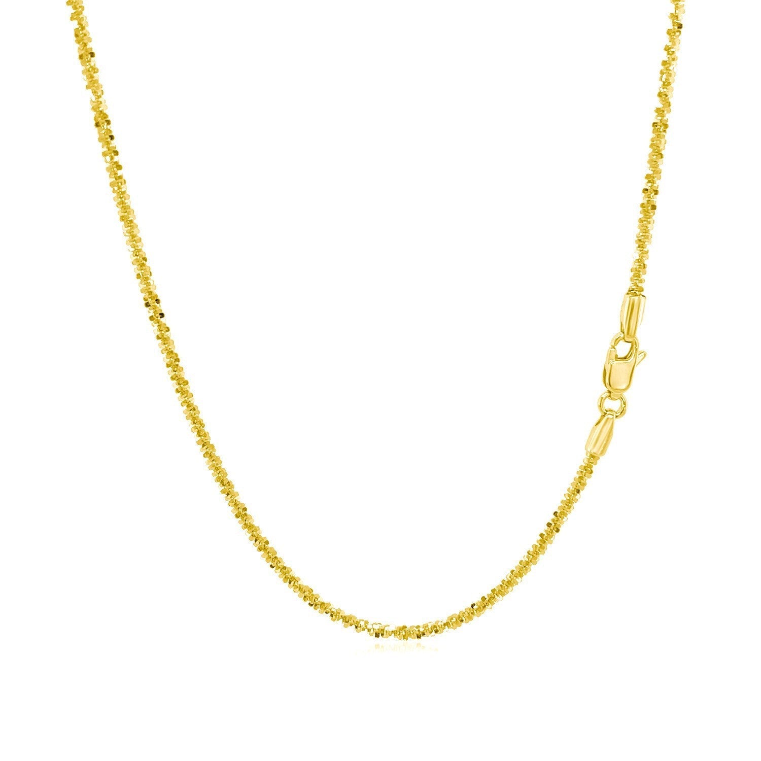 10k Yellow Gold Sparkle Chain 1.50 mm) Bids.com