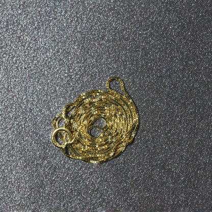 14k Yellow Gold Classic Box Chain 0.45mm Bids.com