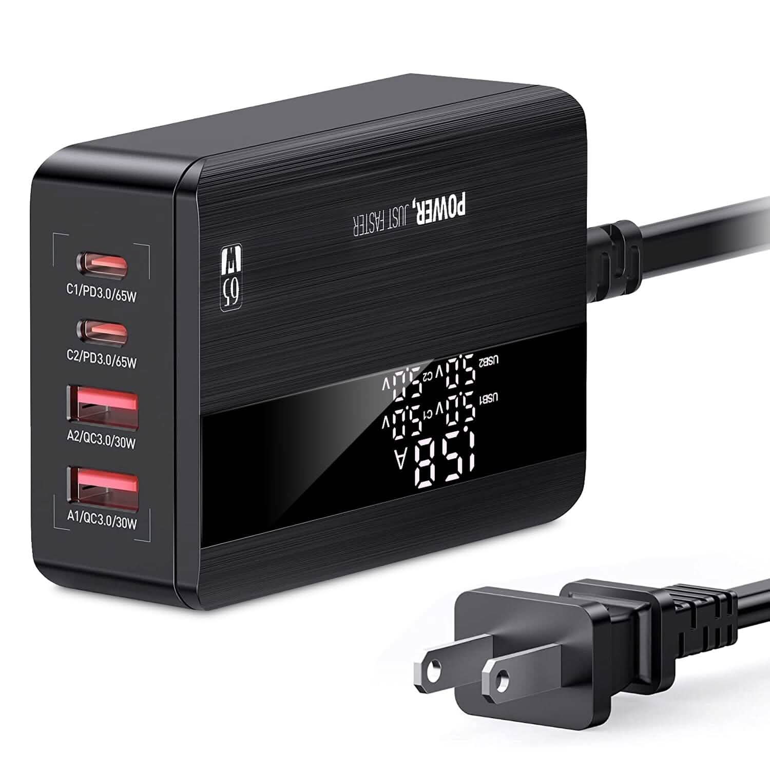 65W 4 USB Port Fast Wall Charger DailySale