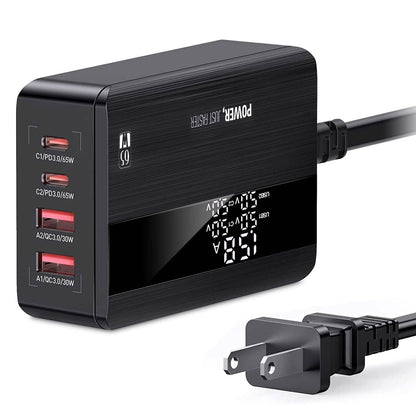 65W 4 USB Port Fast Wall Charger DailySale