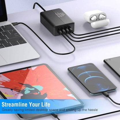 65W 4 USB Port Fast Wall Charger DailySale