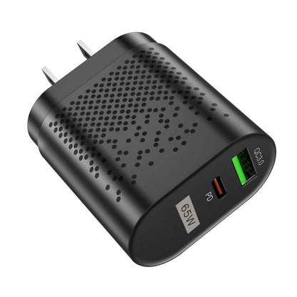 65W Type C Fast Wall Charger PD QC3.0 Adapter DailySale