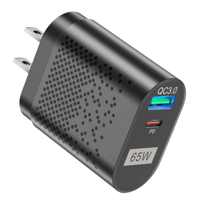 65W Type C Fast Wall Charger PD QC3.0 Adapter DailySale