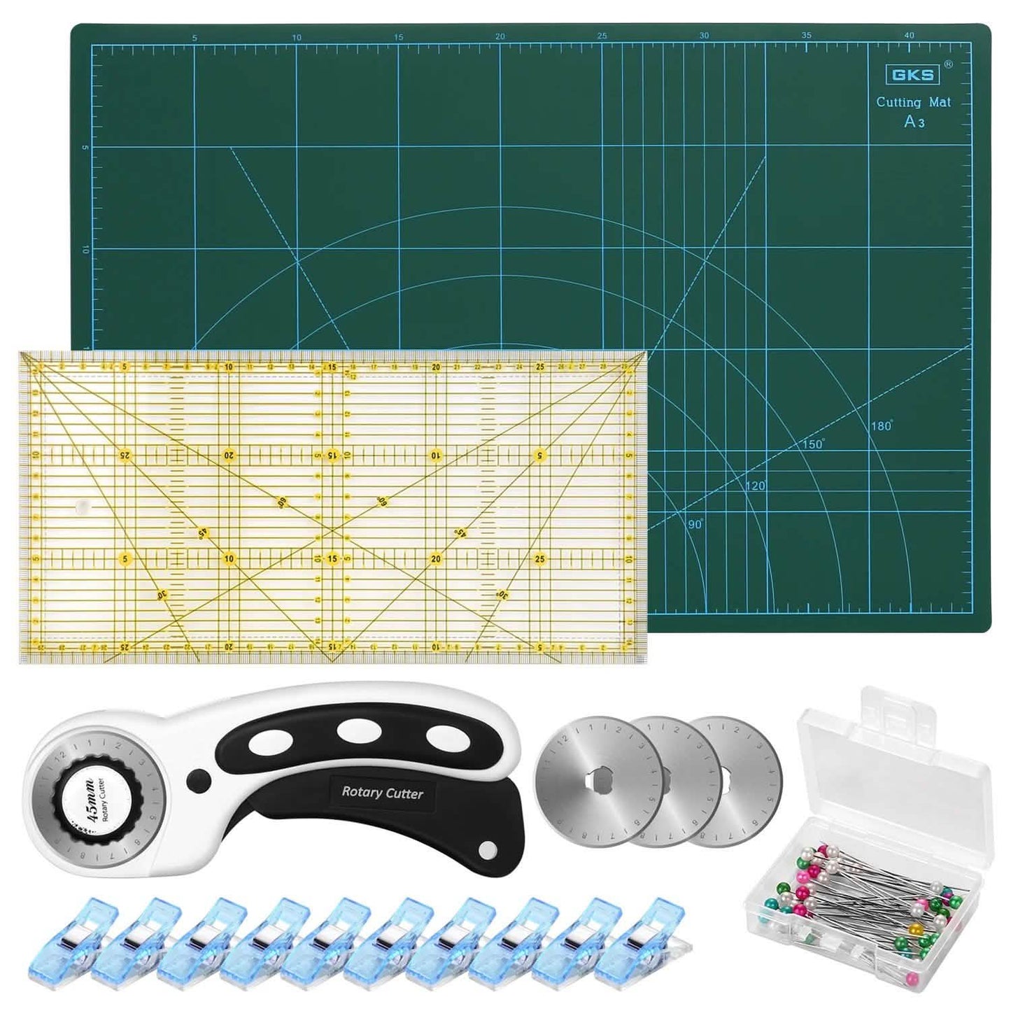 66-Piece: Rotary Cutter Tool Kit DailySale