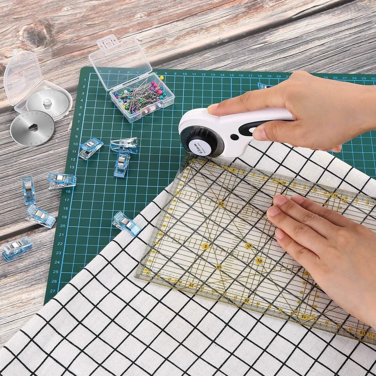 66-Piece: Rotary Cutter Tool Kit DailySale