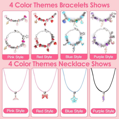 66-Pieces: Charm Bracelet Making Kit DailySale
