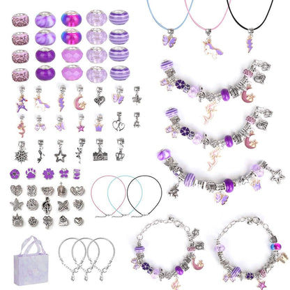 66-Pieces: Charm Bracelet Making Kit DailySale