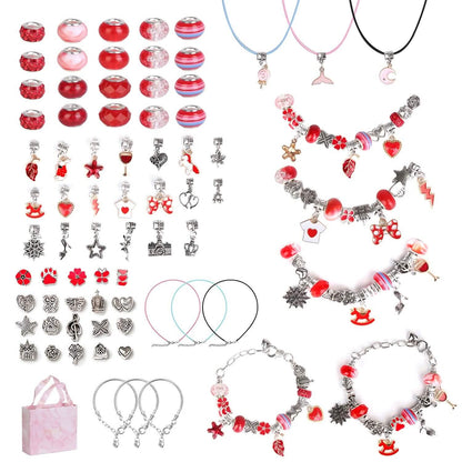 66-Pieces: Charm Bracelet Making Kit DailySale