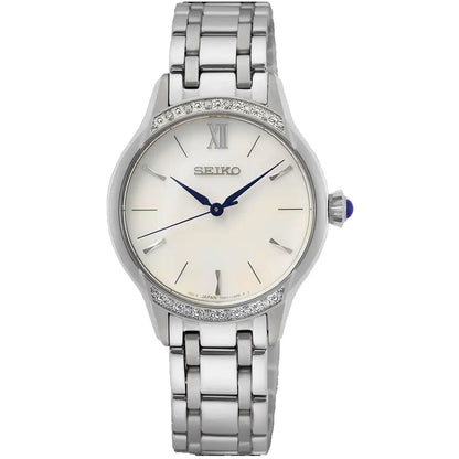 Seiko Women's Stainless Steel White Dial Bids.com