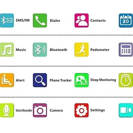 Bluetooth Smart Watch with Camera, Pedometer, Activity Monitor and iPhone/Android Phone Sync DailySale
