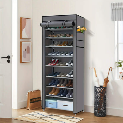 10-Layer 9 Grid Shoe Rack Shelf Storage Closet Organizer DailySale
