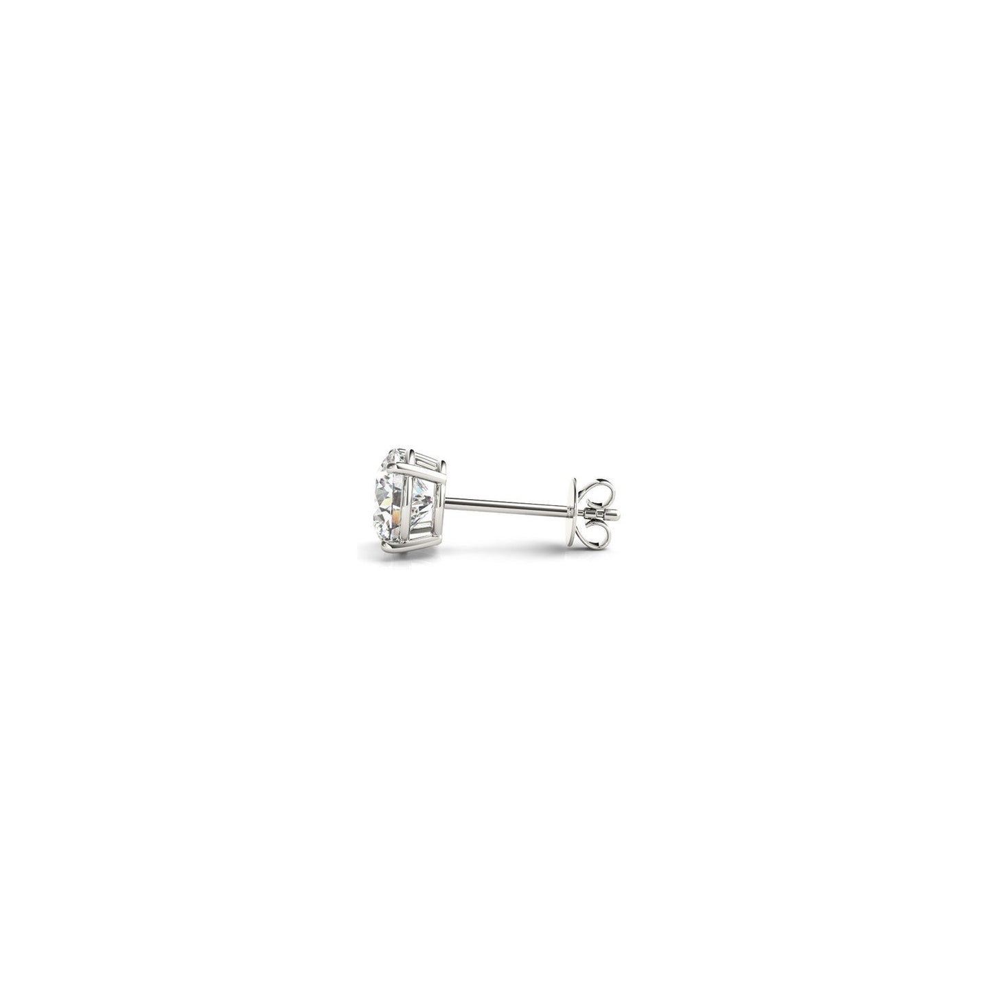 1/2 cttw Lab Grown Round Diamond Stud Earrings 14k White Gold (G/VS2) Bids.com