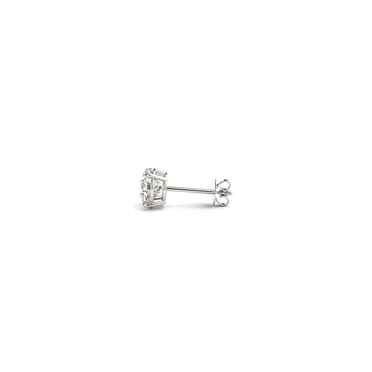 1/2 cttw Lab Grown Round Diamond Stud Earrings 14k White Gold (G/VS2) Bids.com