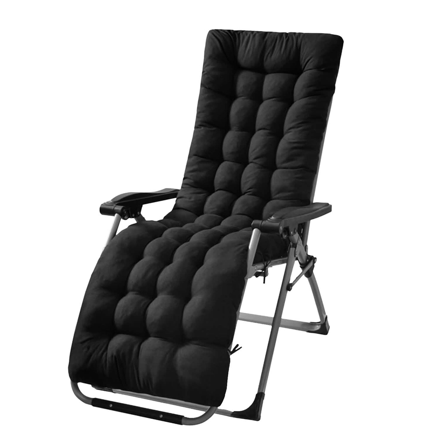 67x22in Chaise Lounger Cushion Recliner Rocking Chair Sofa DailySale