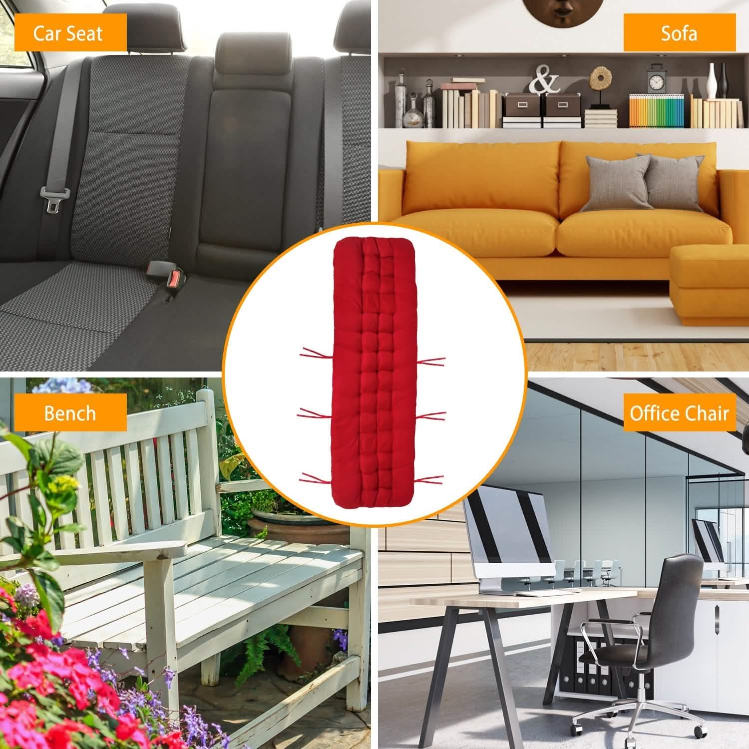 67x22in Chaise Lounger Cushion Recliner Rocking Chair Sofa DailySale