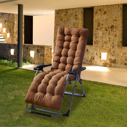 67x22in Chaise Lounger Cushion Recliner Rocking Chair Sofa DailySale