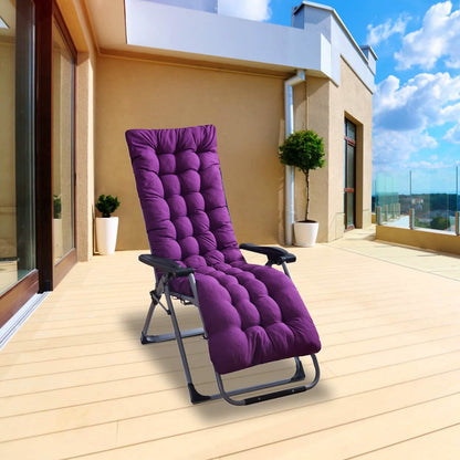 67x22in Chaise Lounger Cushion Recliner Rocking Chair Sofa DailySale