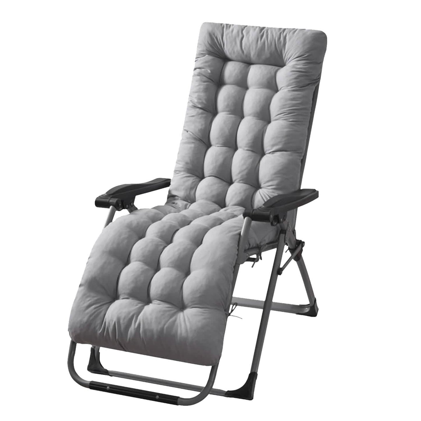 67x22in Chaise Lounger Cushion Recliner Rocking Chair Sofa DailySale