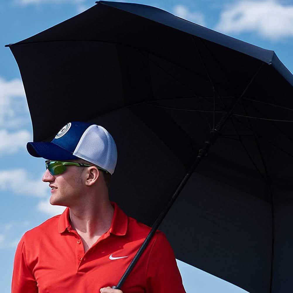 68" Automatic Open Golf Umbrella - Black DailySale