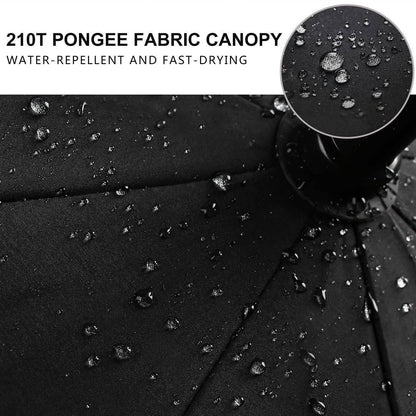68" Automatic Open Golf Umbrella - Black DailySale