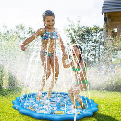 68" Inflatable Blow Up Pool Sprinkler Splash Pad For Kids DailySale