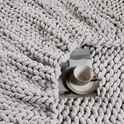 50" X 60" Kathy Ireland Chunky Chenille Plush Throw DailySale