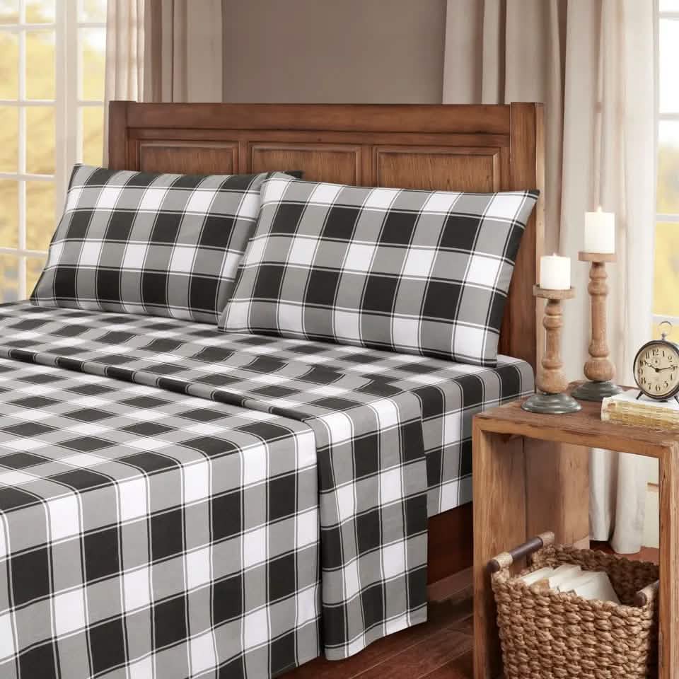 4-Piece: Kathy Ireland 100% Turkish Cotton Flannel Sheet Set DailySale