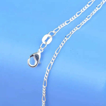 Exquisite Copper Necklace Chain, 16–30in Adjustable, 925 Silver Plated DailySale