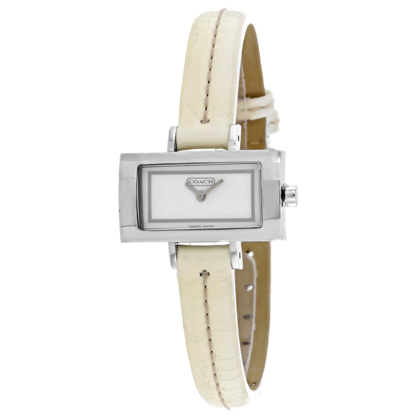 Coach Women's Beige Leather White Dial Bids.com