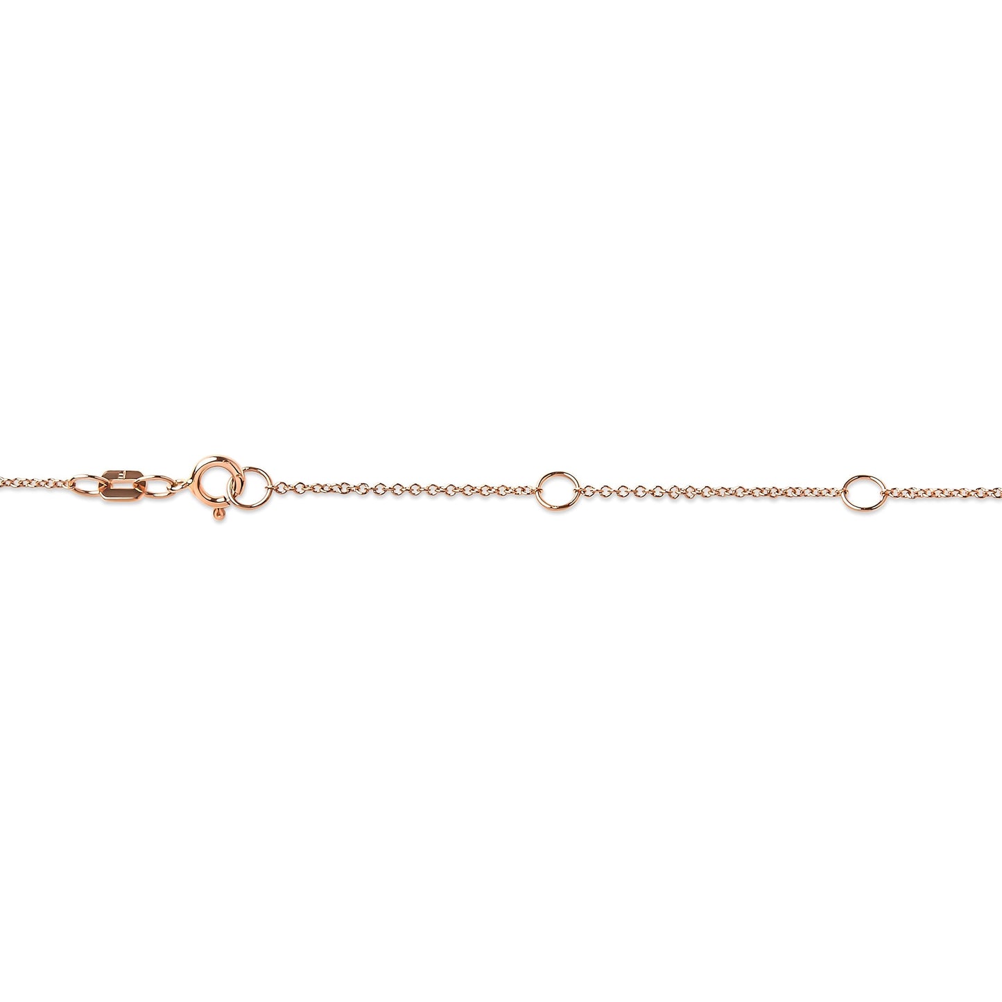 10K Rose Gold 1/3 Carat Round Brilliant-Cut Diamond Modern Bezel-Set Solitaire 16"-18" Pendant Necklace (H-I Color, SI2-I1 Clarity) Bids.com