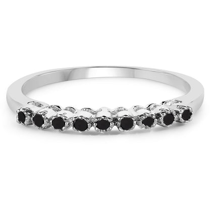 0.32 Carat Genuine Multi Diamond .925 Sterling Silver Ring Bids.com